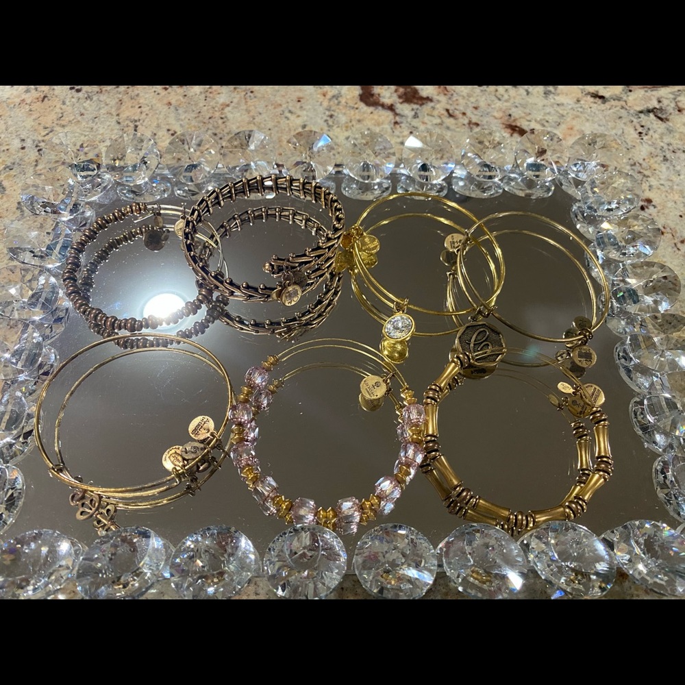 Alex and Ani gold Bracelets